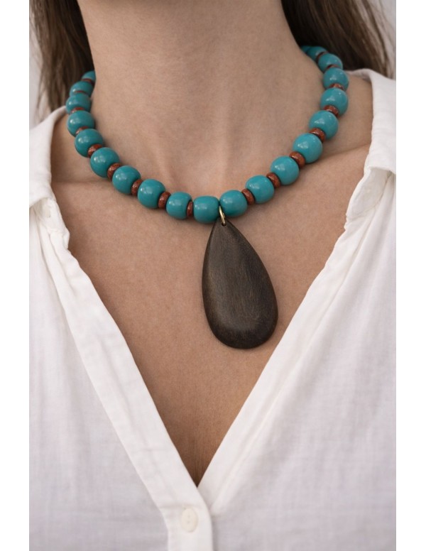 COLLAR BROCHE BAÑADO EN ORO