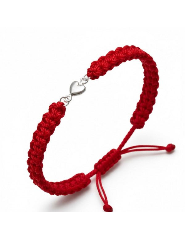 PULSERA BAÑADA EN PLATA ROJA