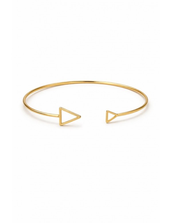 PULSERA BAÑADA EN ORO TRIANGULO