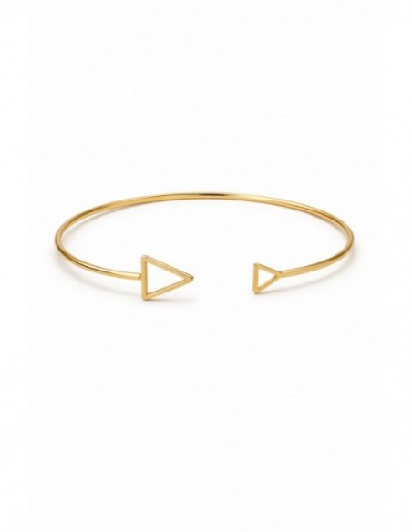 PULSERA BAÑADA EN ORO TRIANGULO