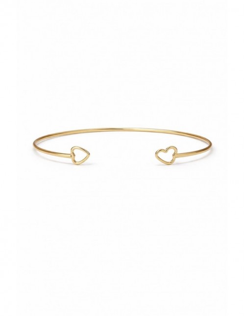 PULSERA BAÑADA EN ORO CORAZON
