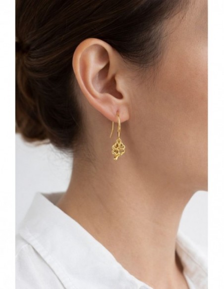 AROS BAÑADOS EN ORO TREBOL