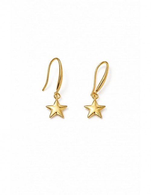 AROS BAÑADOS EN ORO ESTRELLA