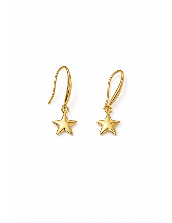 AROS BAÑADOS EN ORO ESTRELLA