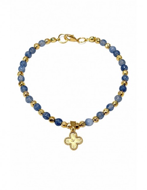 PULSERA BAÑADA EN ORO CRUZ