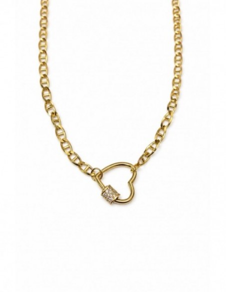 COLLARES BAÑADOS EN ORO CORAZON