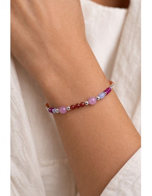 PULSERA BAÑADA EN PLATA PIEDRAS 2