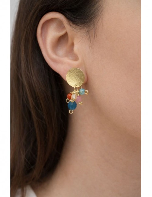 AROS BAÑADOS EN ORO PIEDRAS 2