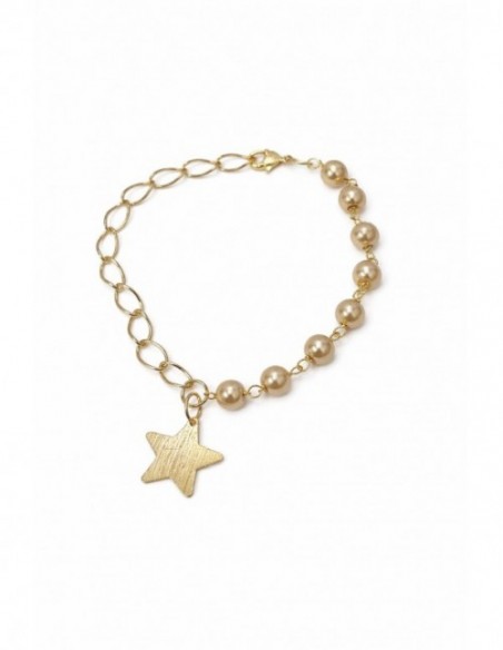 PULSERA BAÑO DE ORO ESTRELLA