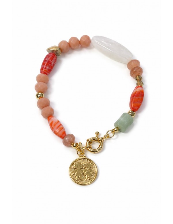 PULSERA BAÑADA EN ORO NIÑA NIÑA