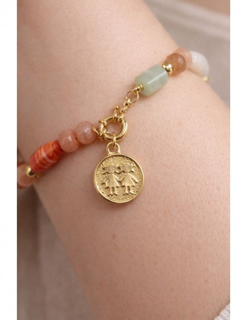 PULSERA BAÑADA EN ORO NIÑA NIÑA 2