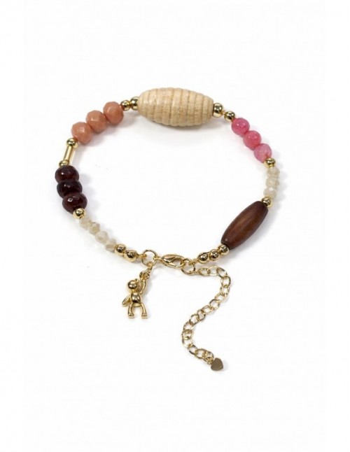 PULSERA BAÑADA EN ORO OSO