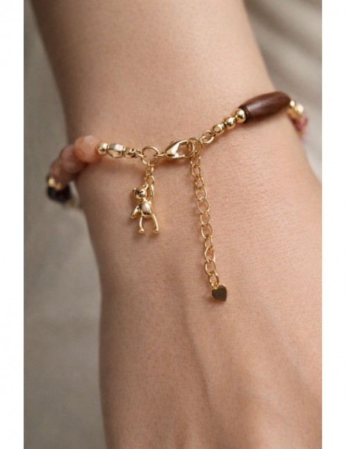 PULSERA BAÑADA EN ORO OSO 2