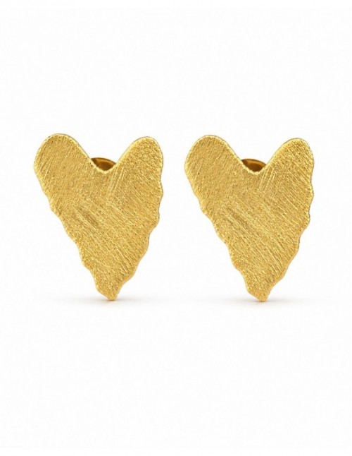 AROS BAÑADOS EN ORO CORAZON