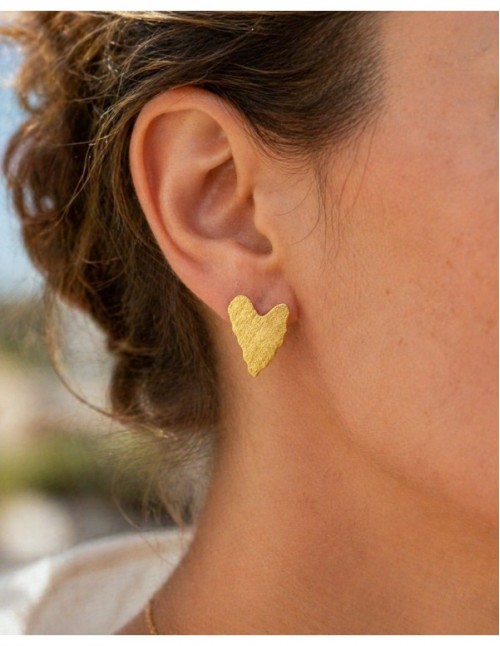 AROS BAÑADOS EN ORO CORAZON 2