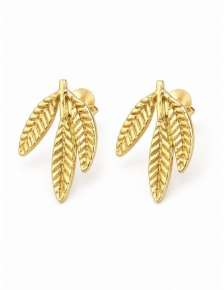 AROS BAÑADOS EN ORO HOJAS