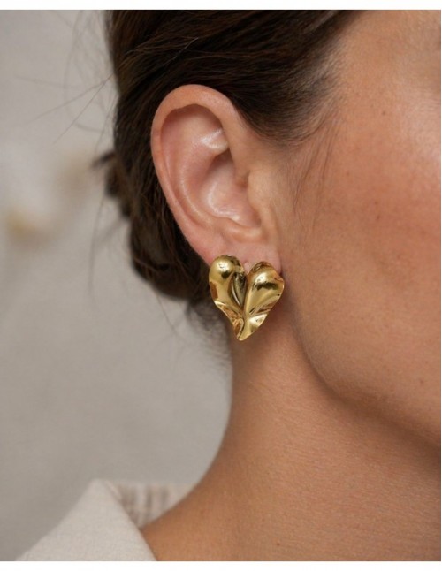 AROS BAÑADOS EN ORO CORAZON 2