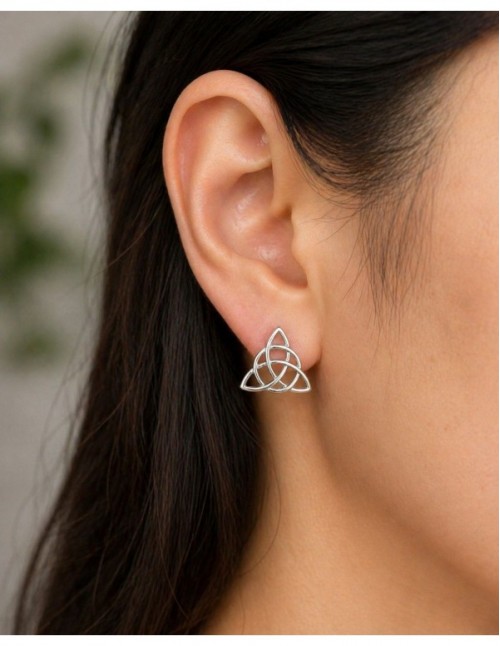 AROS BAÑADOS EN PLATA NUDO DE TRINIDAD 2