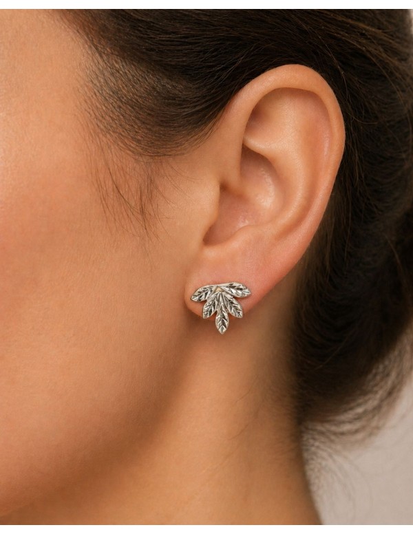 AROS BAÑADOS EN PLATA HOJA