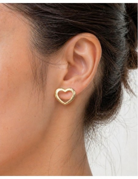 AROS BAÑADOS EN ORO CORAZON