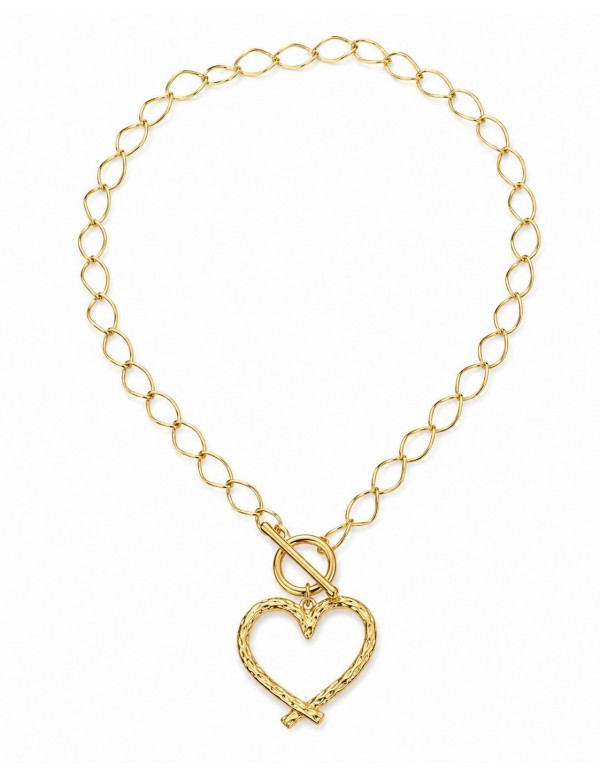 COLLAR BAÑO DE ORO CORAZON