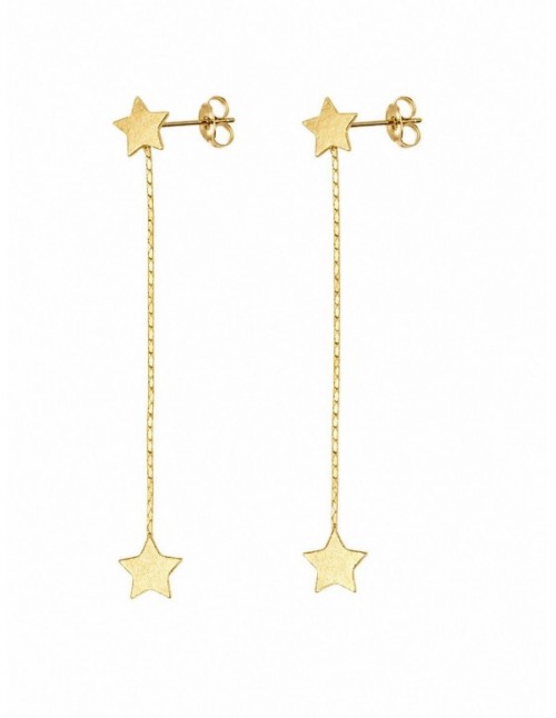 AROS BAÑADOS EN ORO ESTRELLAS