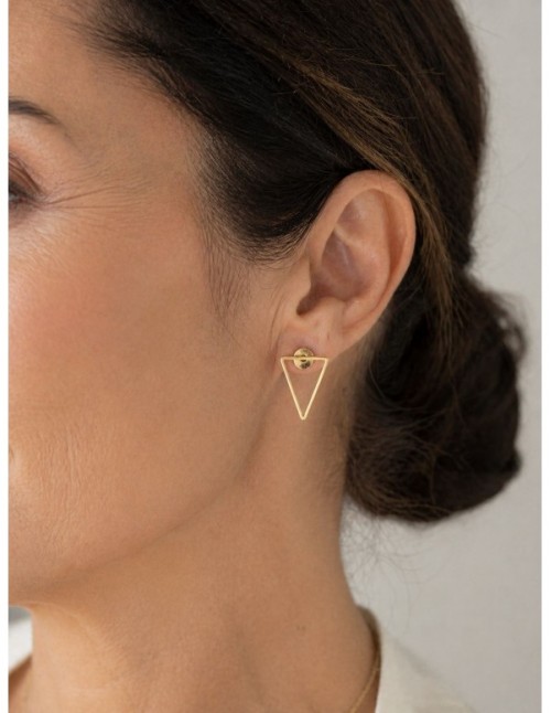 AROS BAÑADOS EN ORO TRIANGULO 2