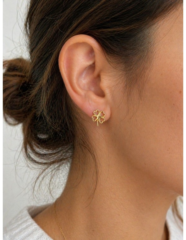 AROS BAÑADOS EN ORO TREBOL