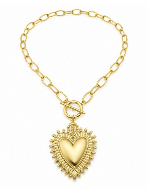 COLLAR BAÑADO EN ORO CORAZON