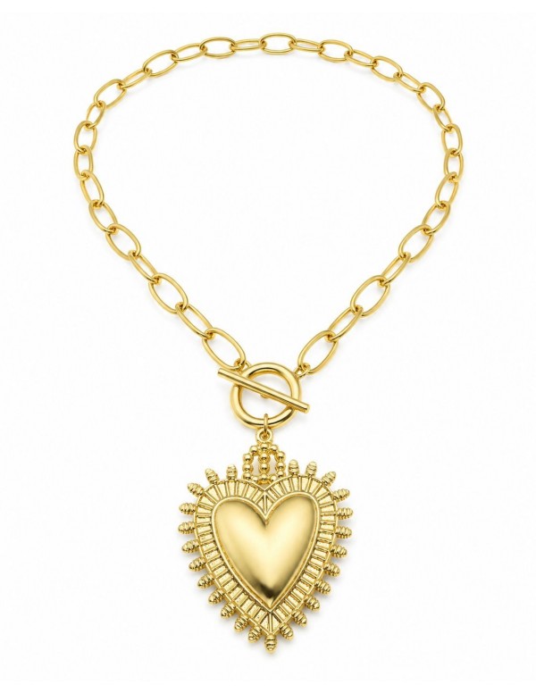 COLLAR BAÑADO EN ORO CORAZON