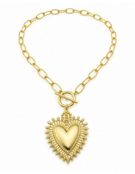 COLLAR BAÑADO EN ORO CORAZON