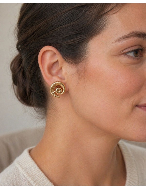 AROS BAÑADOS EN ORO ESPIRAL