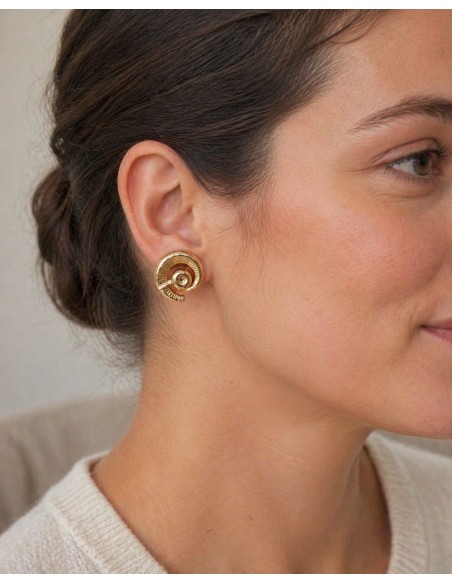 AROS BAÑADOS EN ORO ESPIRAL