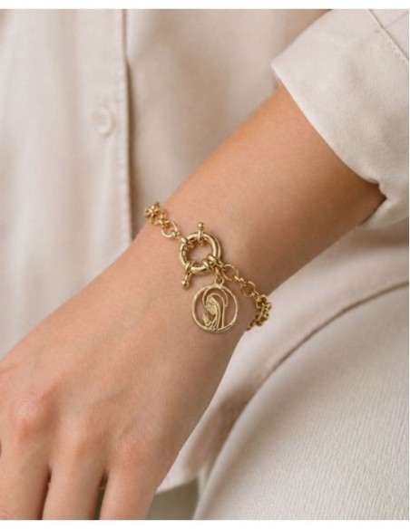 PULSERA BAÑADA EN ORO RELIGIOSA
