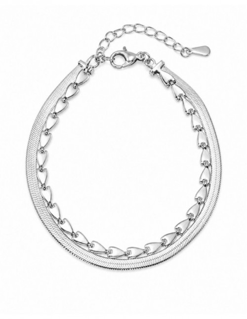 PULSERA BAÑADA EN PLATA