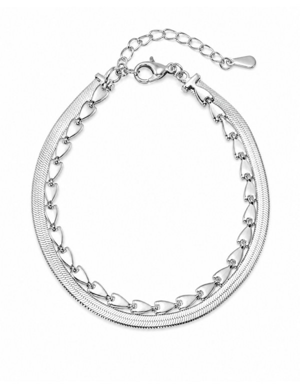 PULSERA BAÑADA EN PLATA