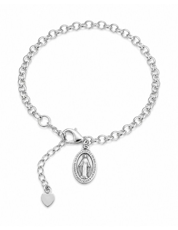 PULSERA BAÑADA EN PLATA RELIGIOSO