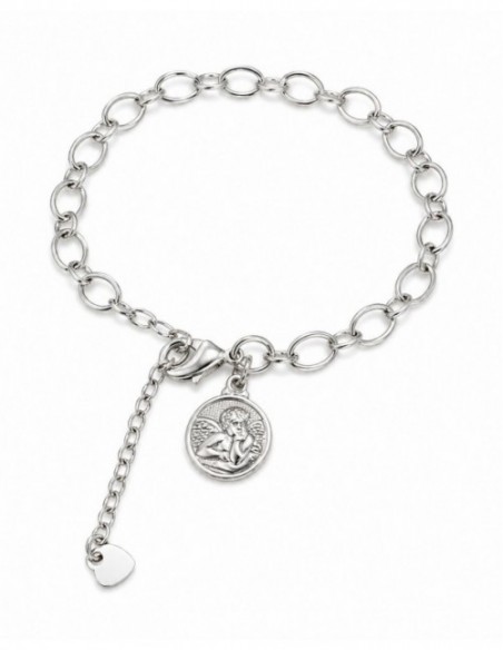 PULSERA BAÑADA EN PLATA CUPIDO