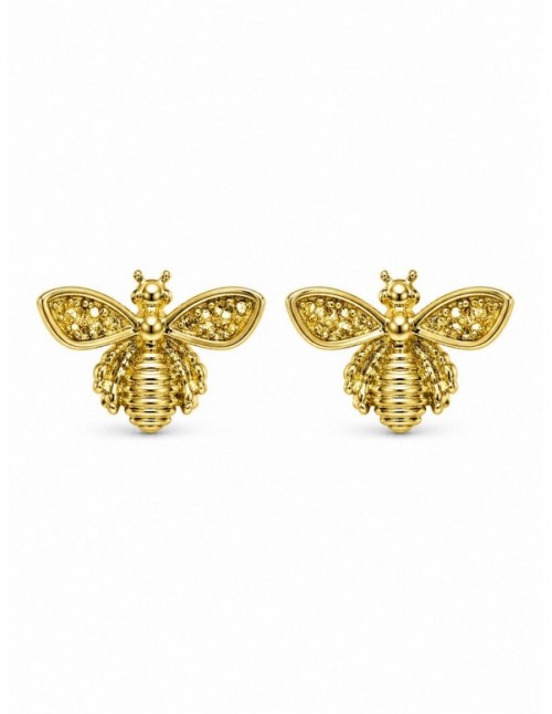 AROS BAÑADOS EN ORO ABEJA