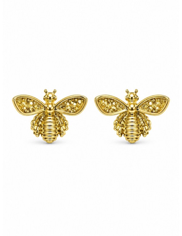 AROS BAÑADOS EN ORO ABEJA