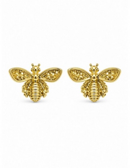 AROS BAÑADOS EN ORO ABEJA
