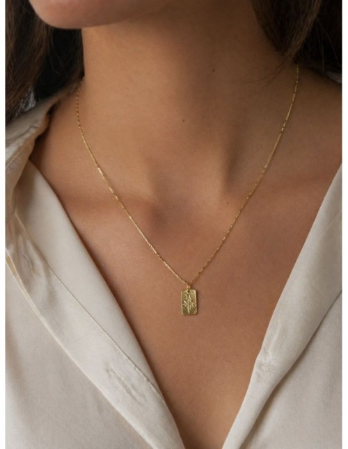 COLLAR BAÑADO EN ORO ESTRELLA 2