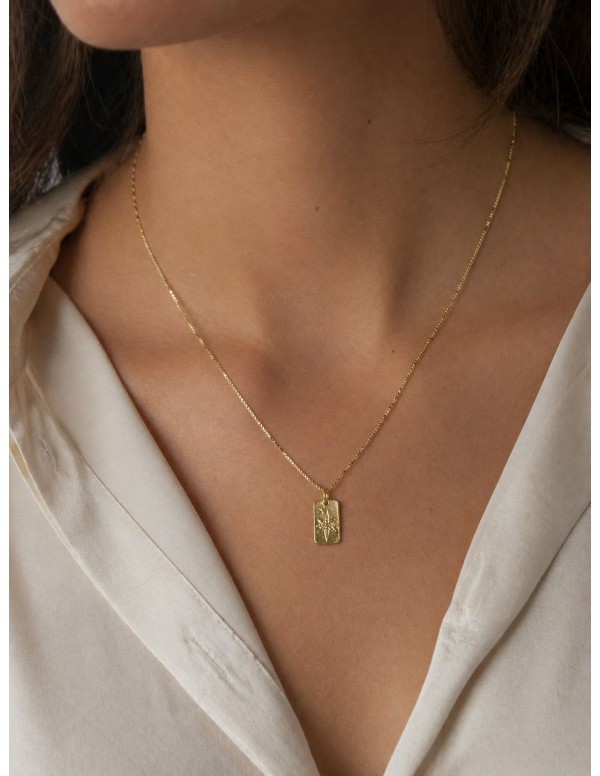 COLLAR BAÑADO EN ORO ESTRELLA