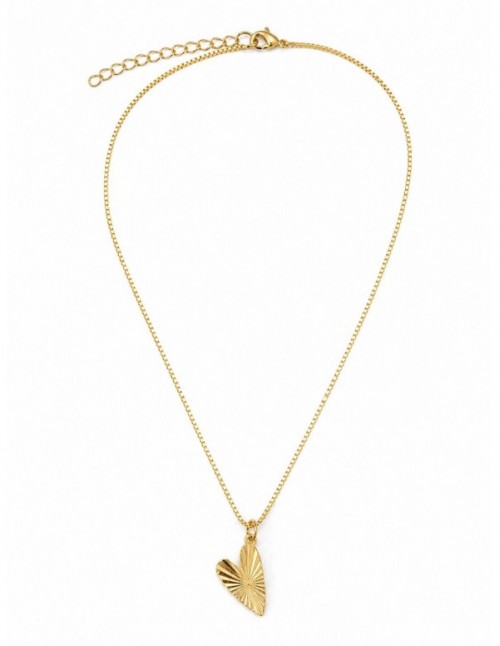 COLLAR BAÑADO EN ORO CORAZON