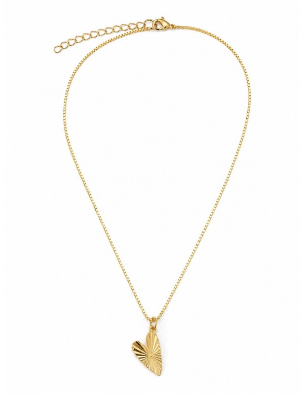 COLLAR BAÑADO EN ORO CORAZON