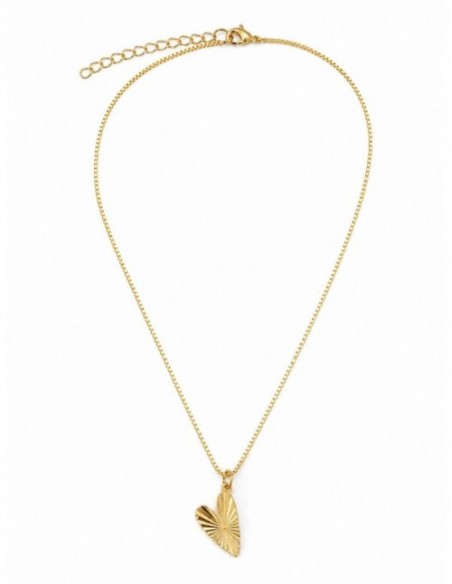 COLLAR BAÑADO EN ORO CORAZON