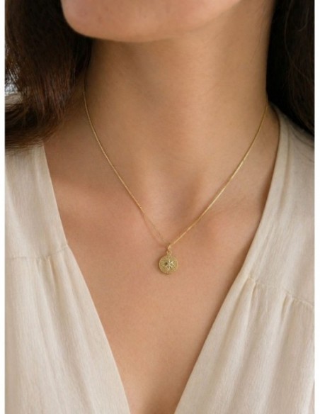 COLLAR BAÑADO EN ORO ESTRELLA