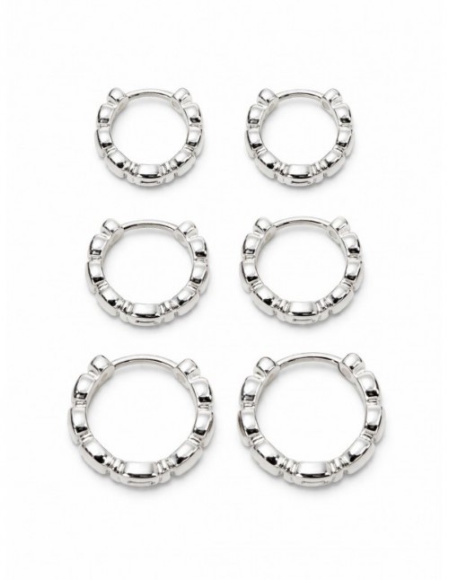 AROS BAÑADOS EN PLATA TRIPLES