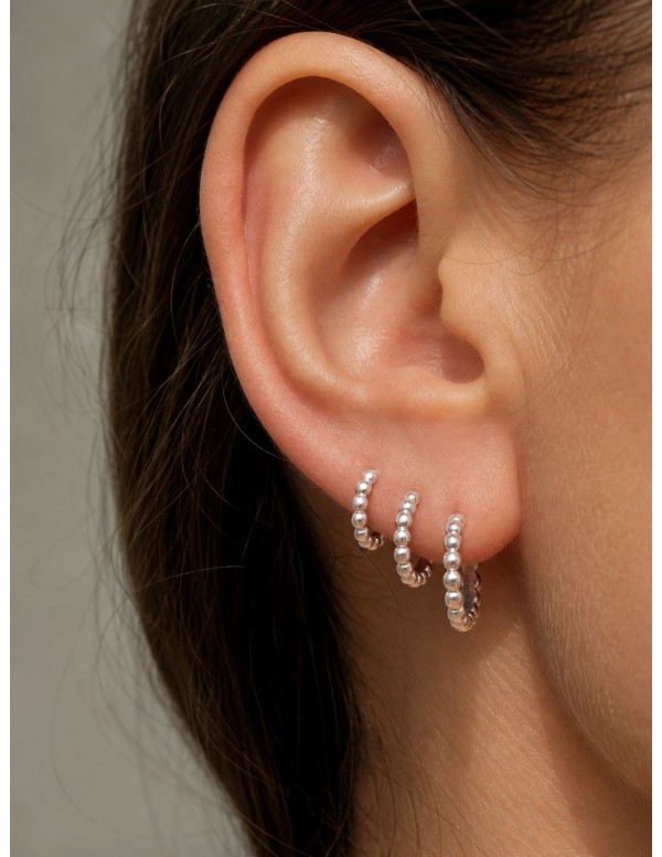 AROS BAÑADOS EN PLATA TRIPLES