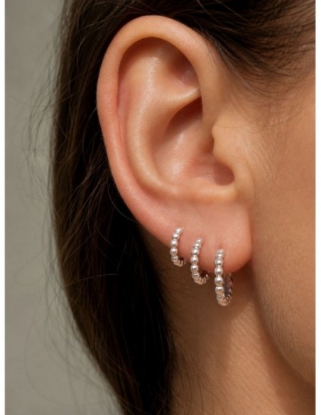 AROS BAÑADOS EN PLATA TRIPLES